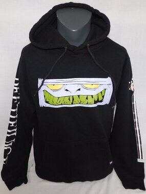Retrokid x Beetlejuice Mens L Black Graphic Hoodie Hooded Sweatshirt